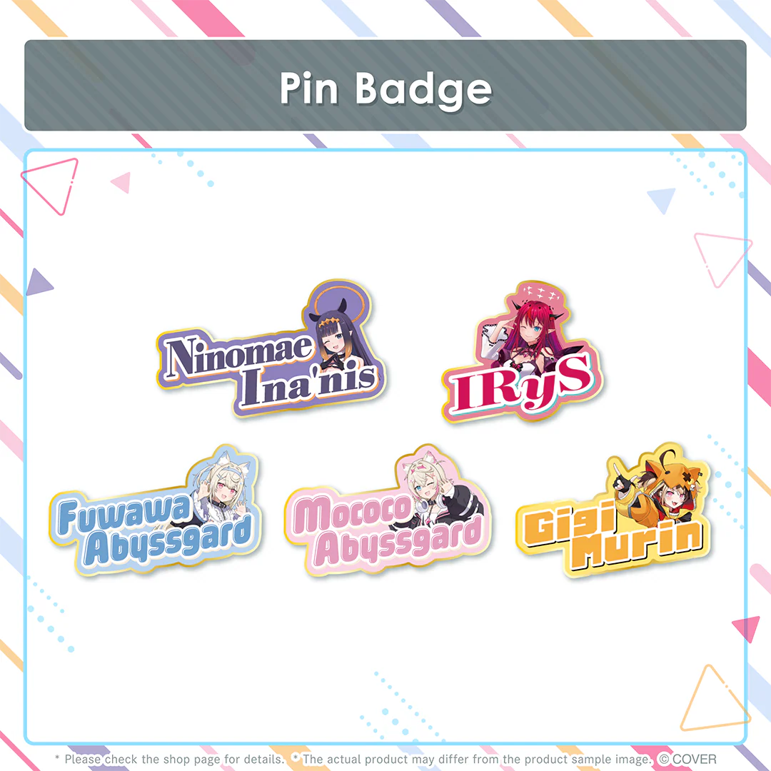 hololive production US Edition Pin Badge US Edition Pin Badge (Gigi Murin)の公式画像