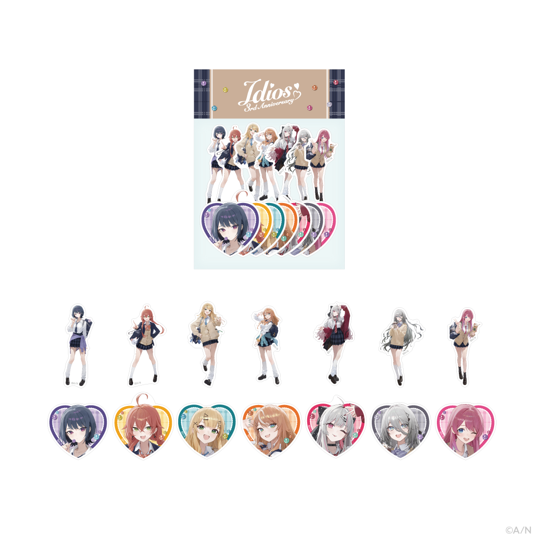 【Idios 3rd Anniversary】ステッカーセットの公式画像