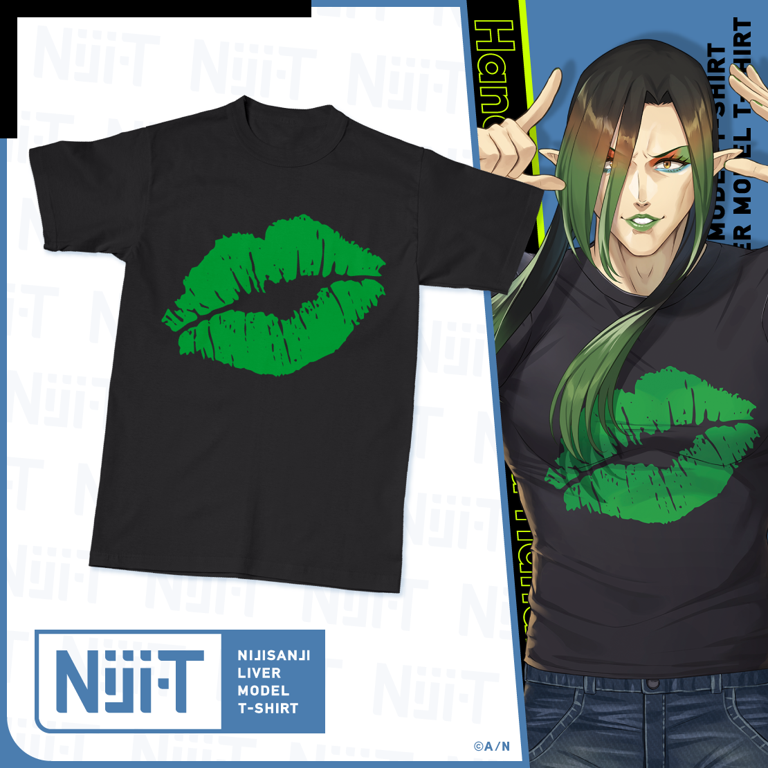 にじさんじライバーモデルTシャツ【第5弾】 花畑チャイカ モデル L