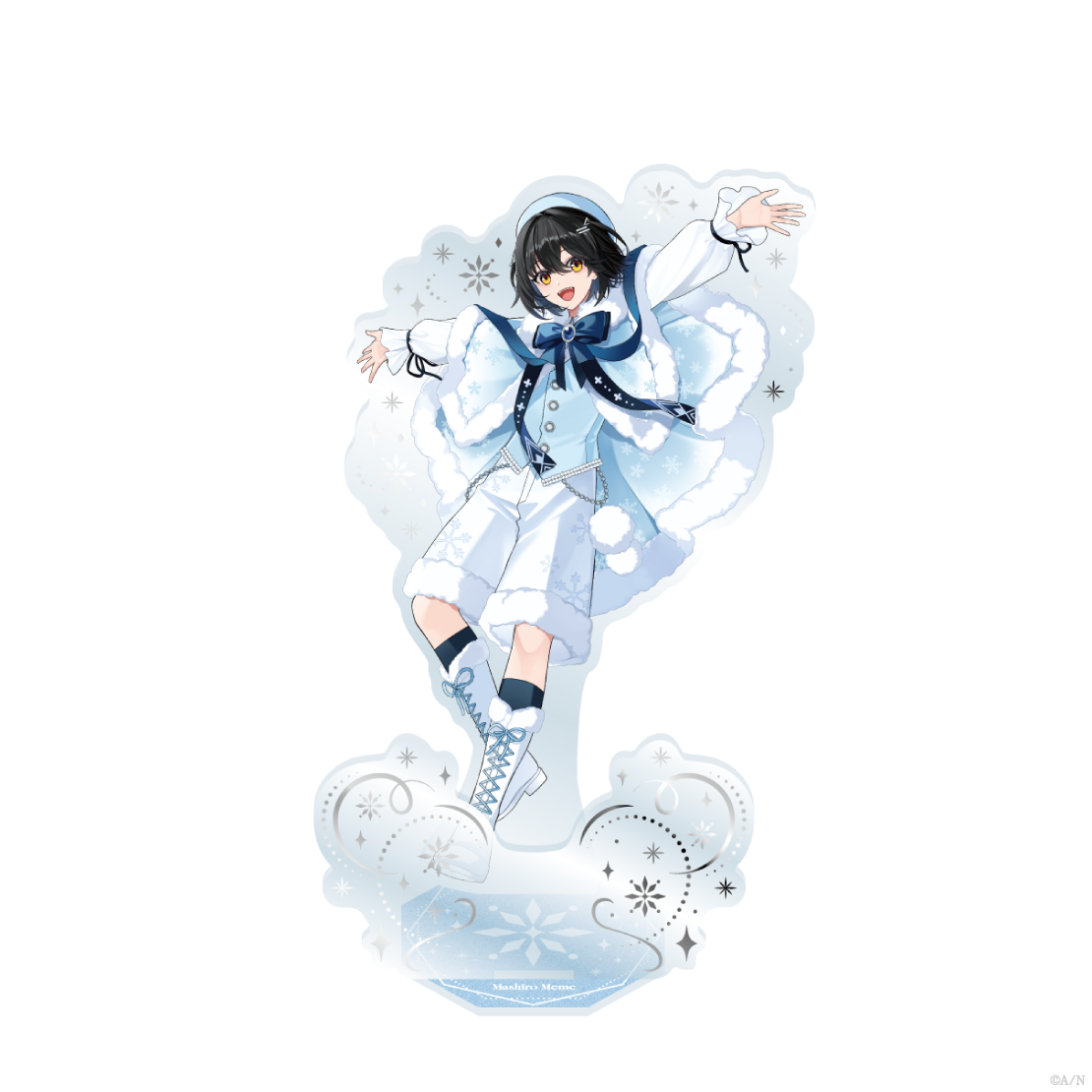 【White Snow Christmas】箔押しアクリルスタンド