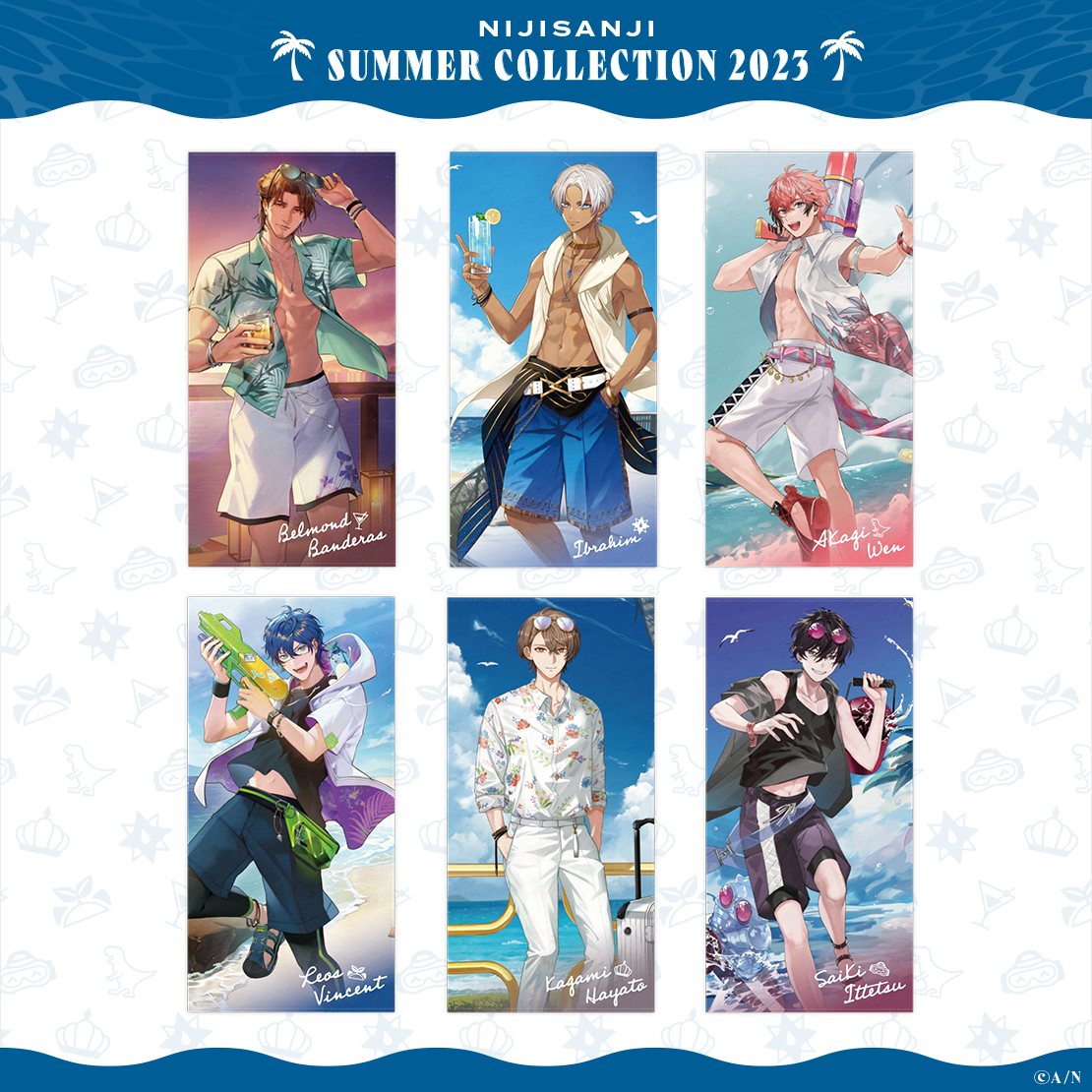 【NIJISANJI SUMMER COLLECTION 2023】特大タオル 佐伯イッテツ