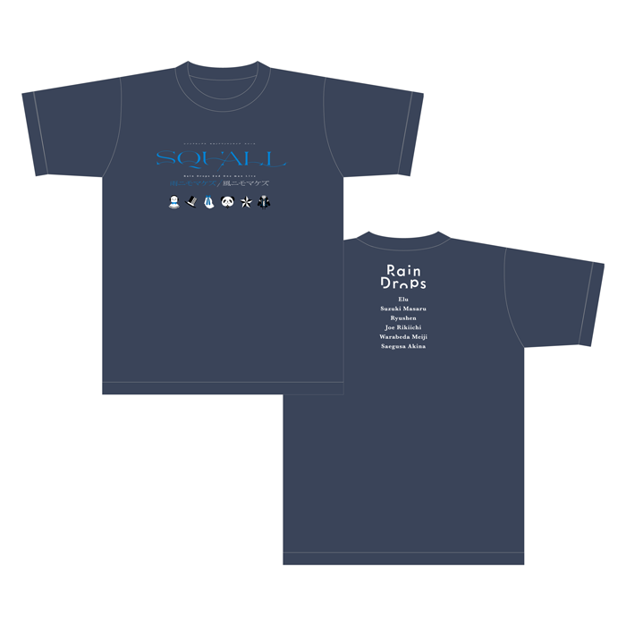 【Rain Drops SQUALL】Tシャツ