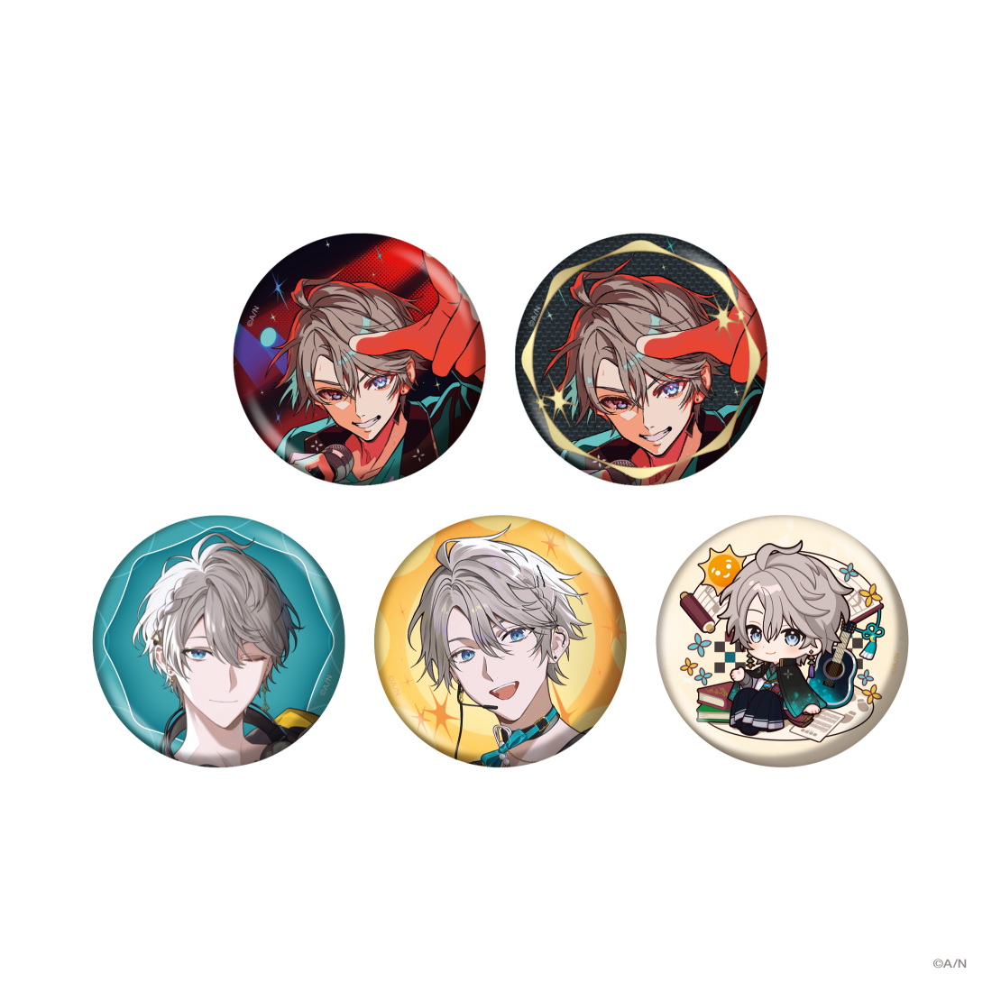 【甲斐田晴 1st Live 足跡】ランダム缶バッジ
