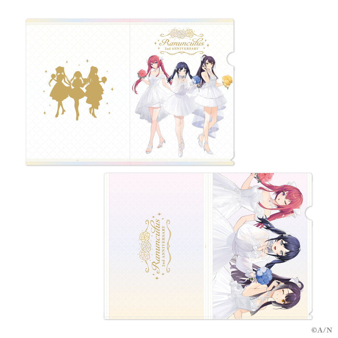 【Ranunculus 2nd Anniversary】クリアファイル2枚セットの公式画像