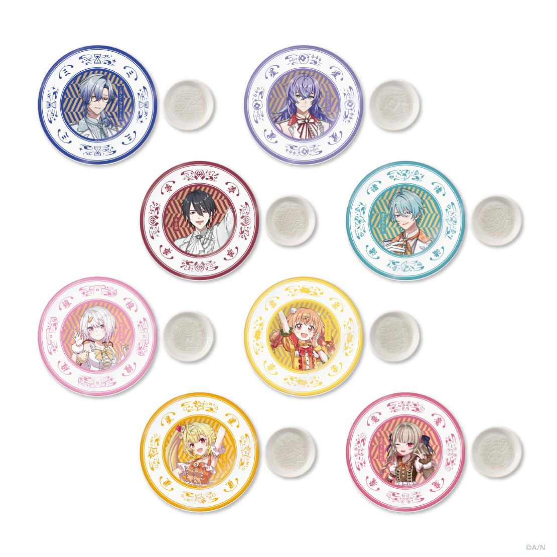 【SUSHIDOL PROJECT】寿司皿＆醤油皿 ミラン・ケストレル