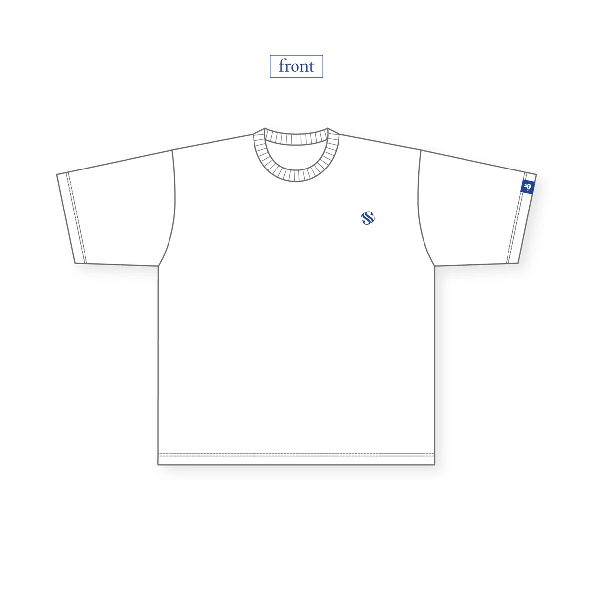 あおぎり高校 春雨麗女 1st ONE-MAN LIVE 「submerge of spring」グッズ ビッグTシャツ (L)の公式画像