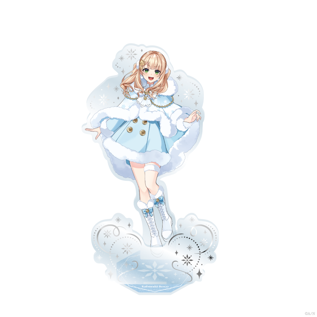 【White Snow Christmas】箔押しアクリルスタンドの商品画像