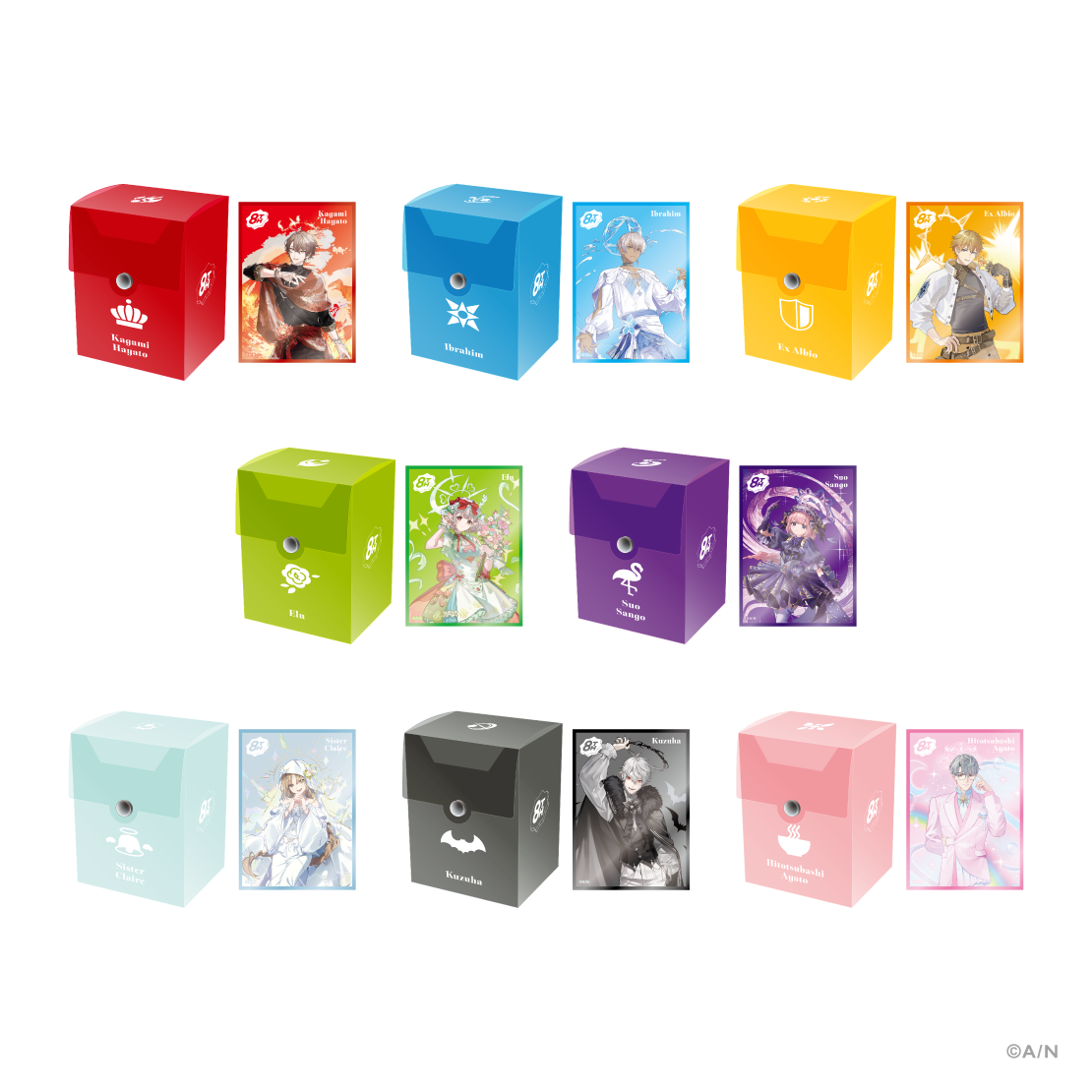 【にじさんじ 8th Anniversary】カードスリーブ＆デッキケース 蝸堂みかるの公式画像