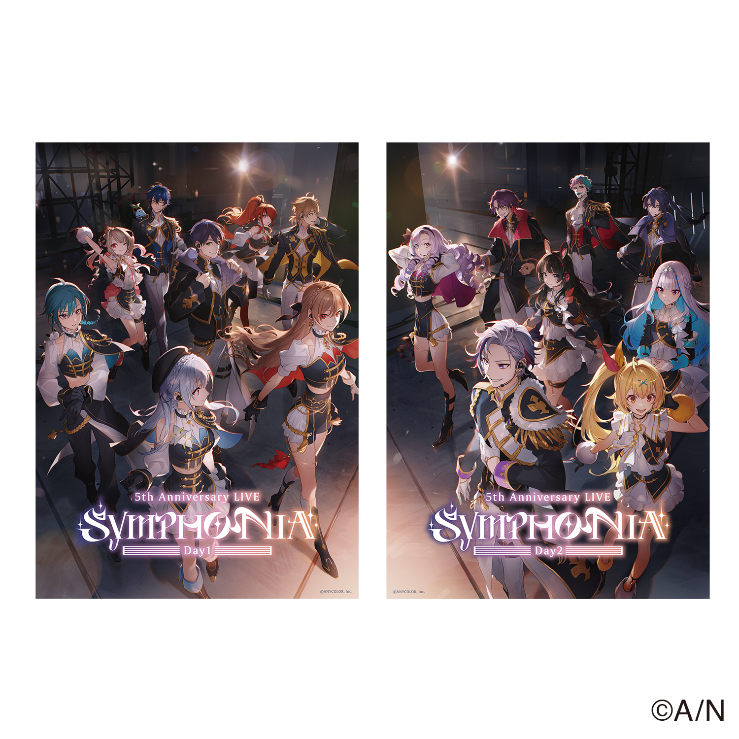 【5th Anniversary LIVE「SYMPHONIA」】B2ポスター【にじフェス2023】 【5th Anniversary LIVE「SYMPHONIA」】B2ポスター DAY1【にじフェス2023】の公式画像