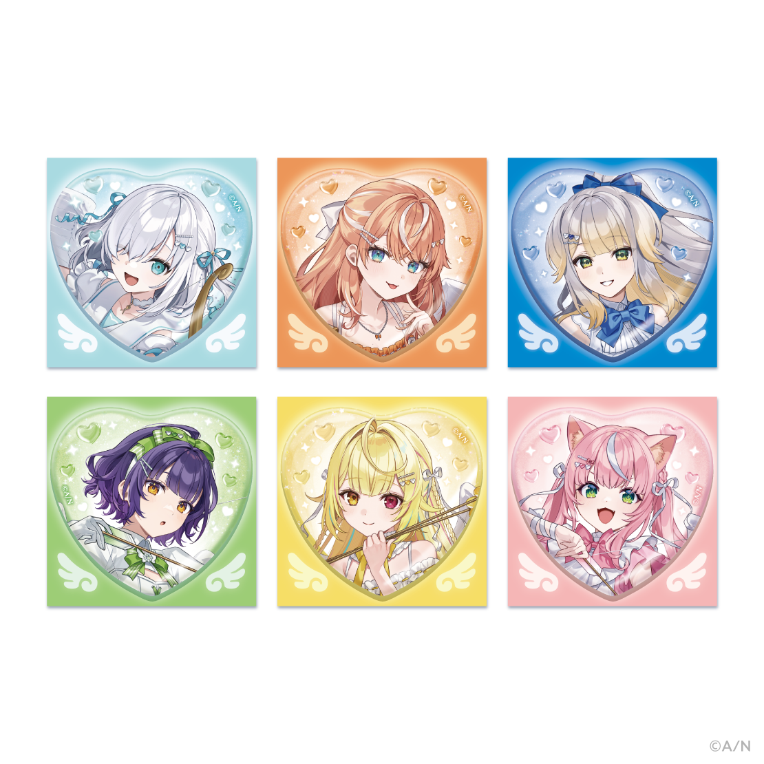 【ディア フロム キューピッド】ハート型缶バッジ ヤン ナリの公式画像