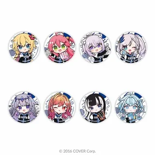 「【天界学園】ランダム缶バッジB」の商品画像（にじホロ交流戦 OFFICIAL GOODS STORE）
