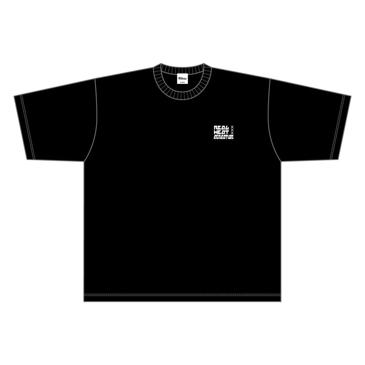 あおぎり高校 萌実 1st ONE-MAN LIVE 「real heat sensation」グッズ ビッグTシャツの公式画像
