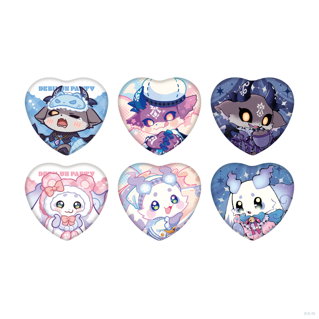 【でびるんぱ～てぃ～】ランダムシュガー缶バッジの公式画像