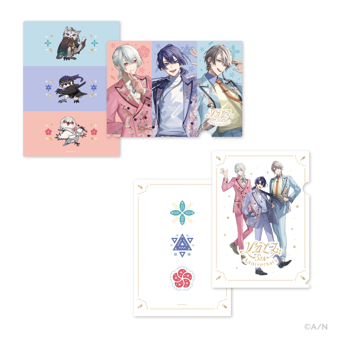 【VΔLZ 5th Anniversary】箔押しクリアファイルセット 【VΔLZ 5th Anniversary】箔押しクリアファイルセットの公式画像