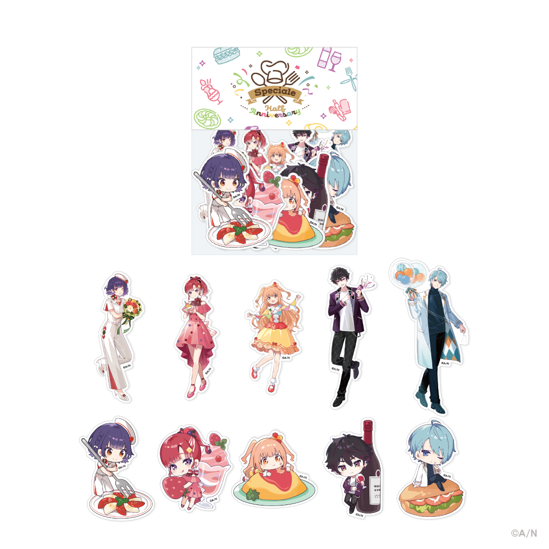 【Speciale Half Anniversary】ステッカーセットの公式画像