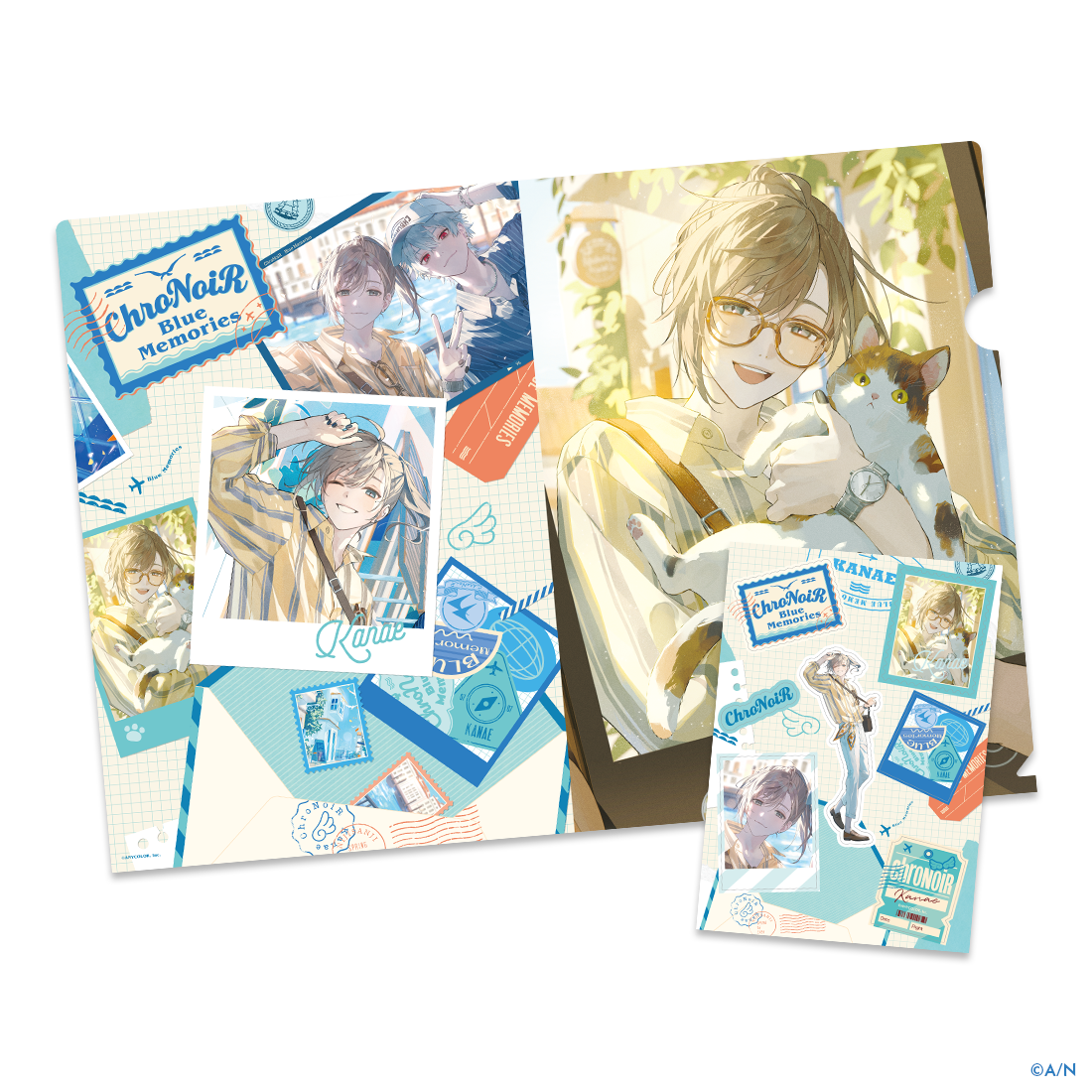【ChroNoiR Blue Memories】クリアファイル&ステッカーシートの商品画像
