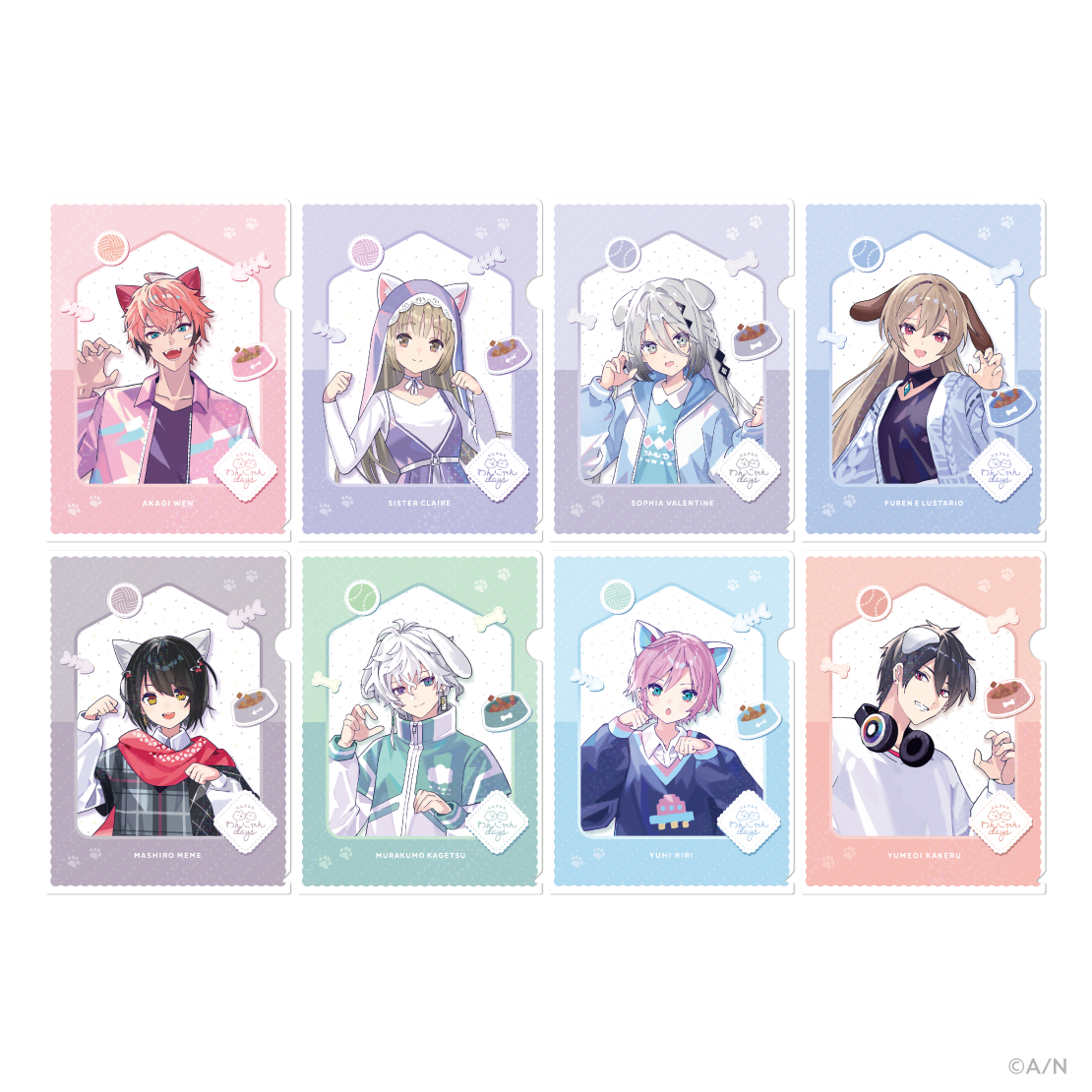 【にじさんじ わんにゃんdays】きらきらクリアファイル シスター・クレア