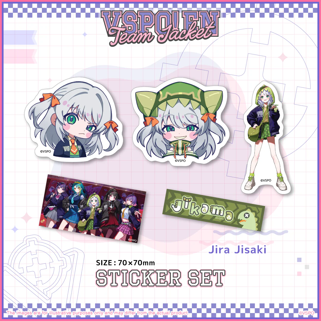VSPO! EN Team Jacket Series - ステッカーセット VSPO! EN Team Jacket Series - ステッカーセット 地崎ジラの公式画像