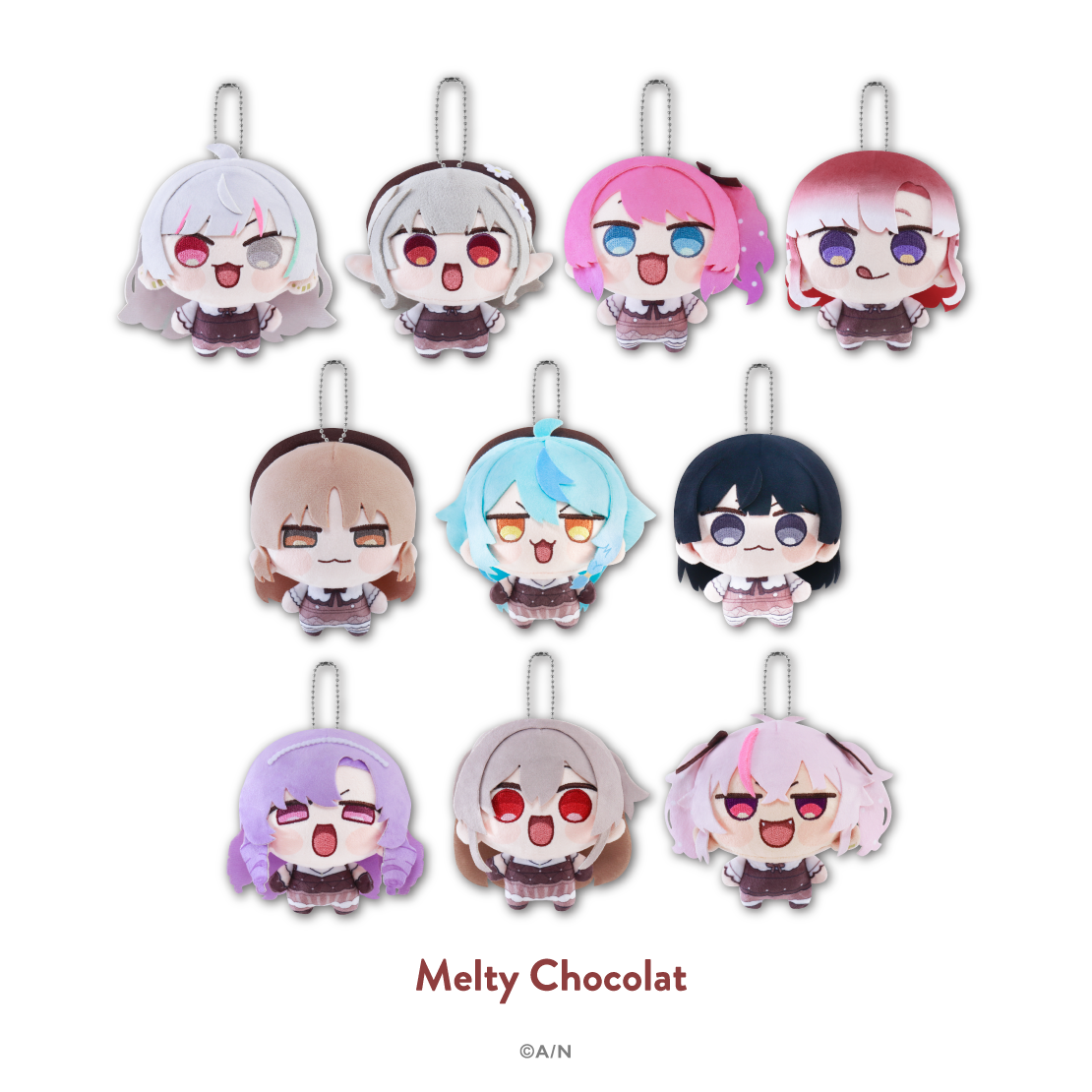 【にじさんじ 8th with cake!】にじまるっと ぬいぐるみマスコット Melty Chocolat 【にじさんじ 8th with cake!】にじまるっと ぬいぐるみマスコット 早乙女ベリー