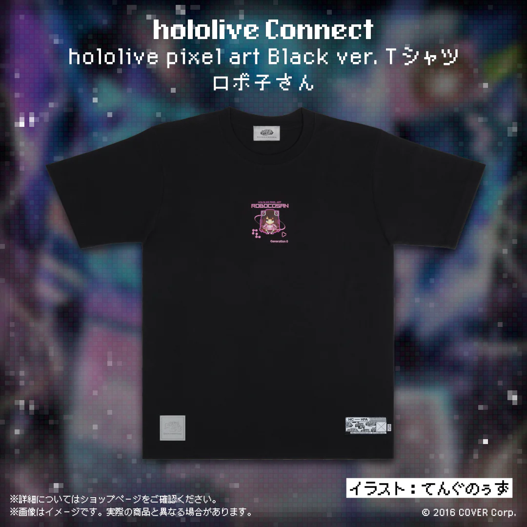 Black ver. Tシャツ ロボ子さん M