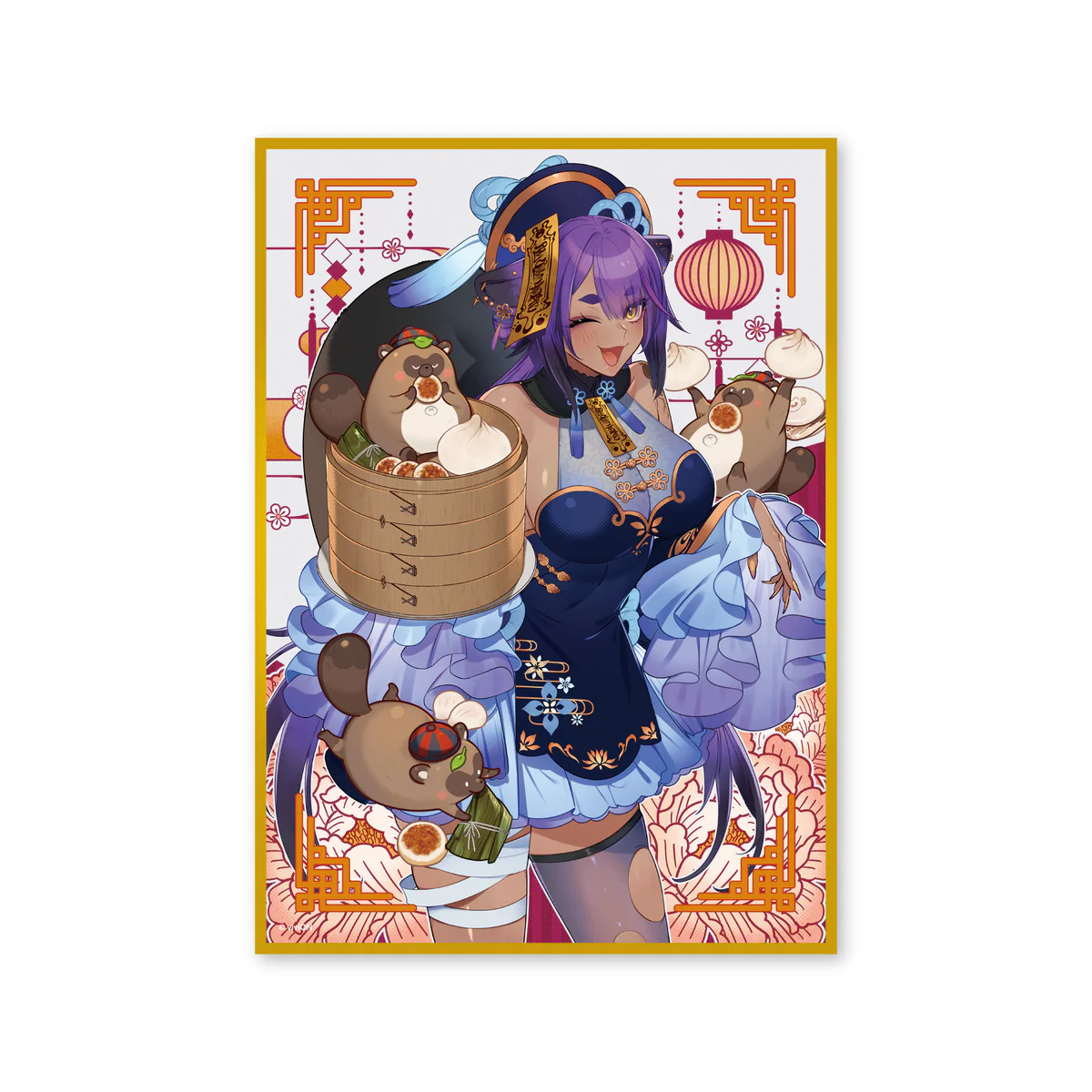 あおぎり高校 公式美術部 A5色紙 八十科むじなの公式画像