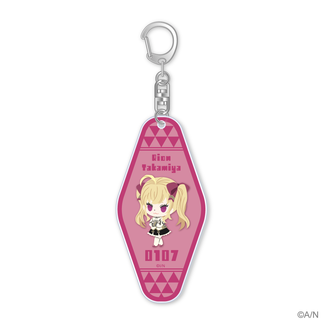 【にじさんじ×SHIBUYA TSUTAYAコラボ記念】モーテルキーホルダー 鷹宮リオン