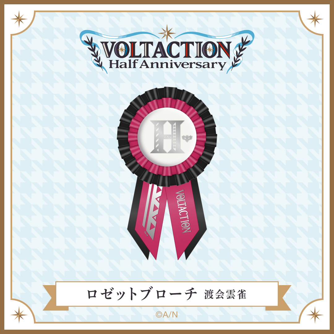 【VOLTACTION Half Anniversary】ロゼットブローチの商品画像