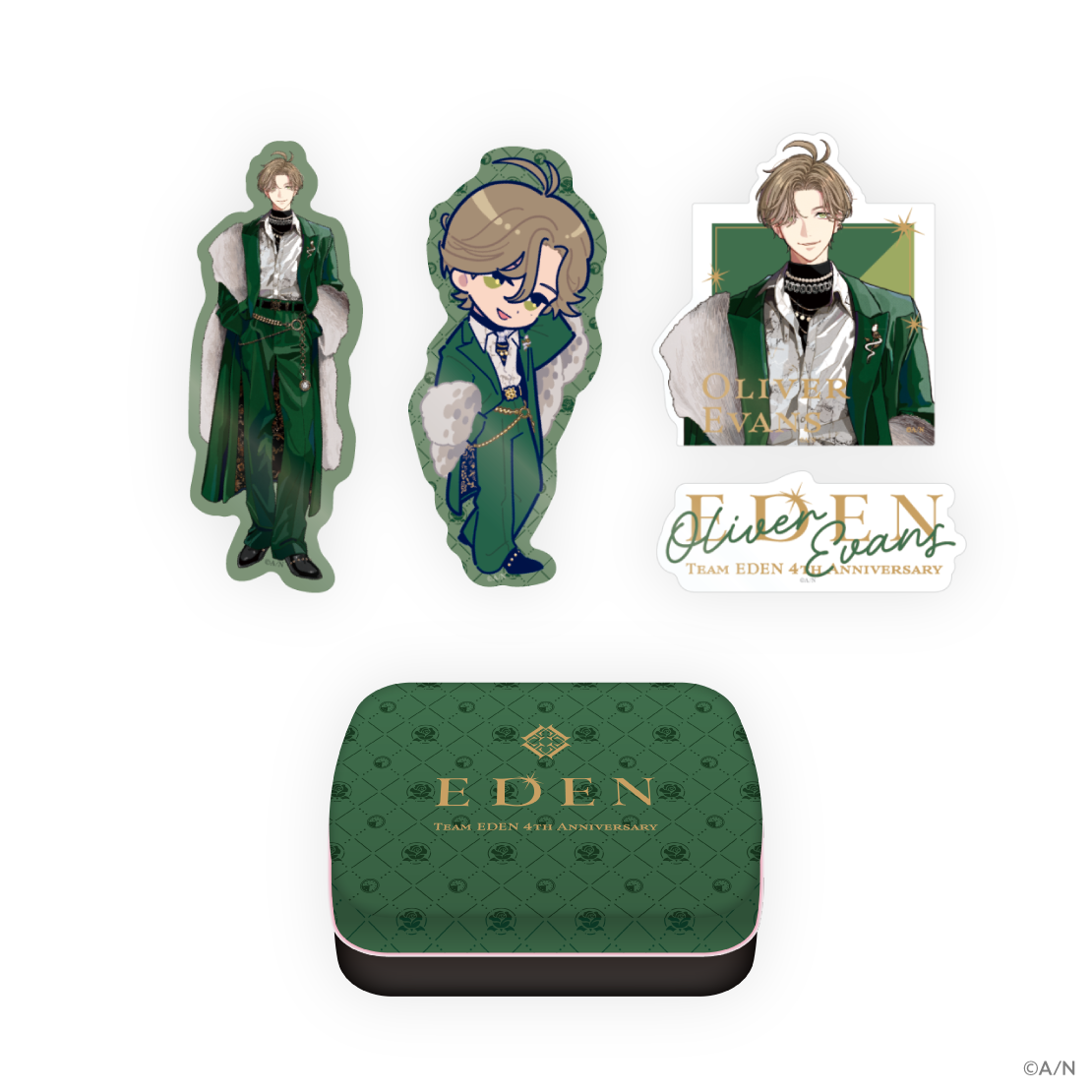 【エデン組 4th Anniversary】缶入りステッカーセットの商品画像