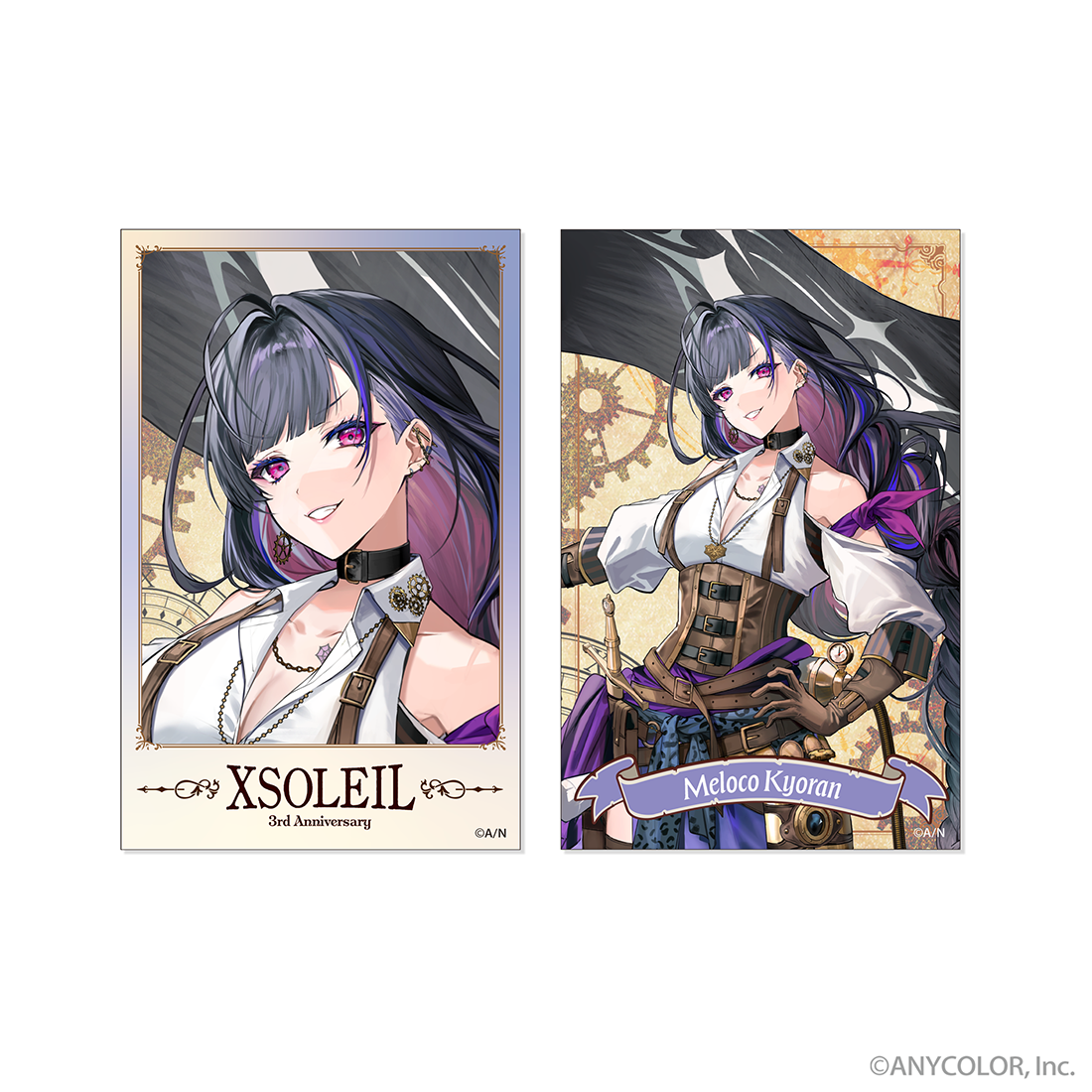 【XSOLEIL 3rd Anniversary】フォト風カード2枚セット