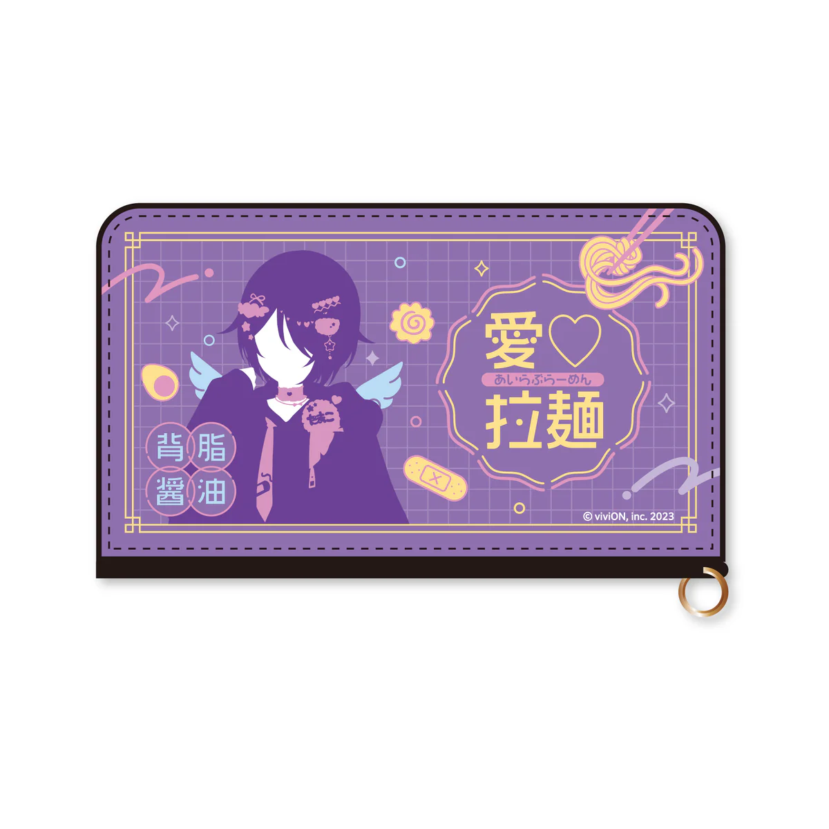 あおぎり高校 音霊魂子 誕生日記念グッズ2025 カードポケット付ミニ財布の公式画像