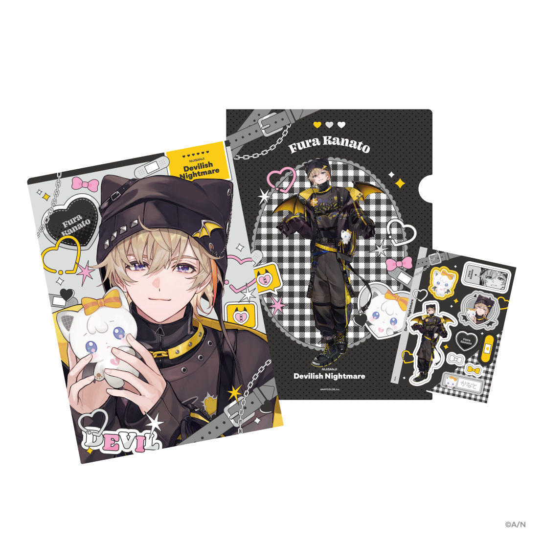 【Devilish Nightmare】クリアファイル&ステッカーシート