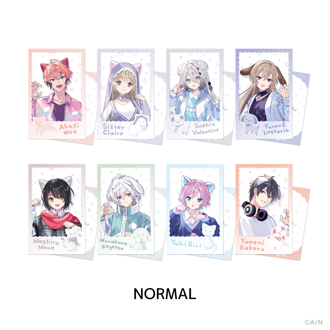【にじさんじ わんにゃんdays】ランダムチェキ風カードの公式画像