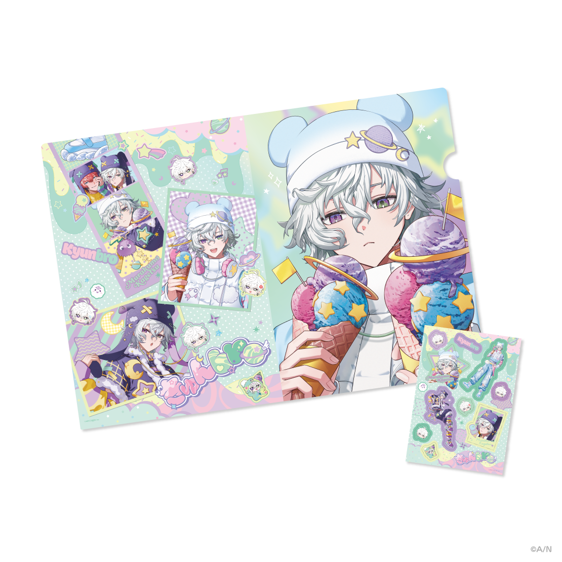 【きゅんbro】クリアファイル&ステッカーシートの商品画像