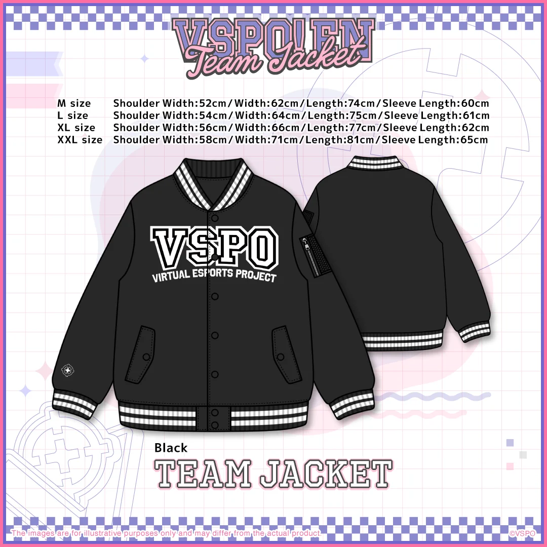 VSPO! EN Team Jacket ブラック - XXLサイズの公式画像
