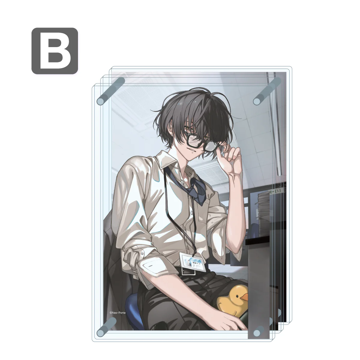直筆サイン入り3層アクリルパネルB