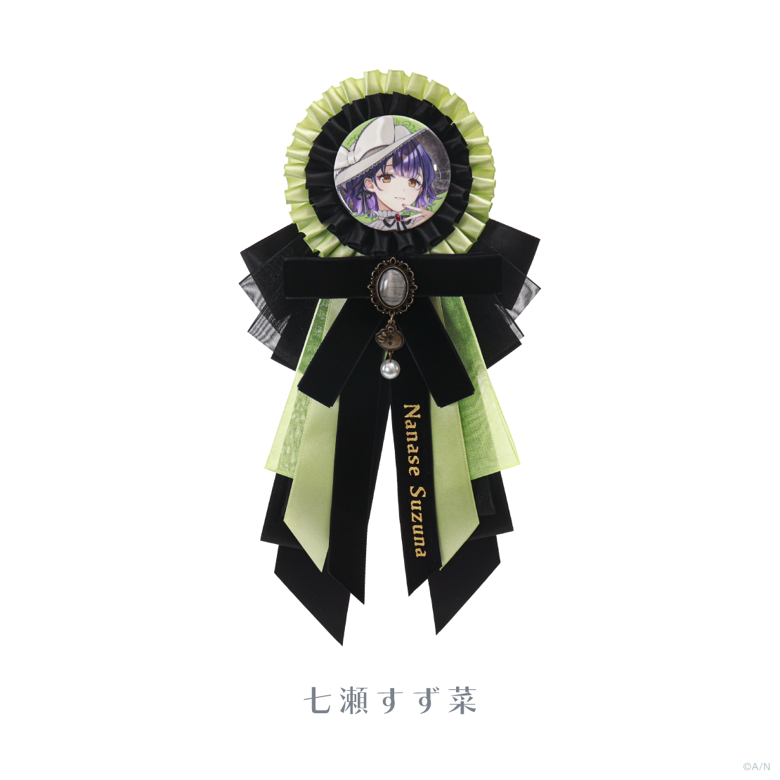 【Gothic Night】缶バッジ付きロゼットの商品画像