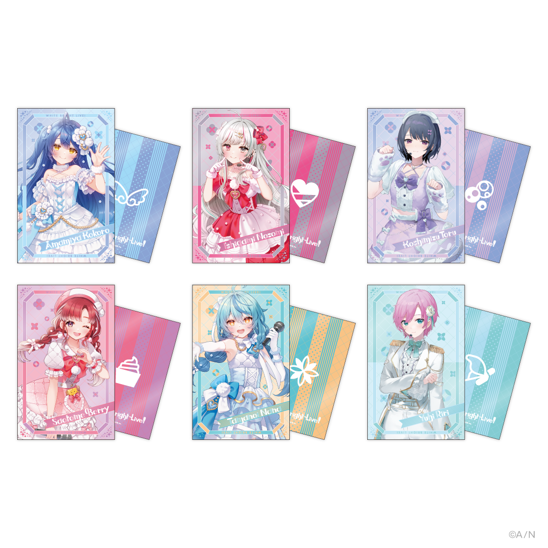 【White Bright Live！】ランダムメタルカードの公式画像