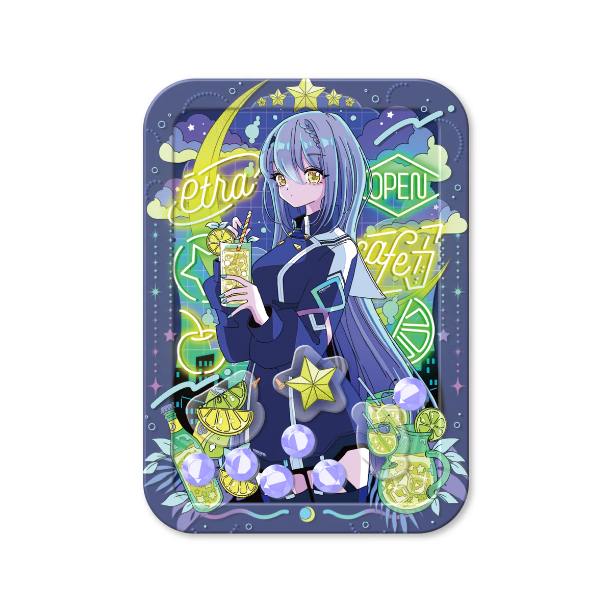 あおぎり高校 公式美術部 ふるふるアクリルミニアート エトラの公式画像