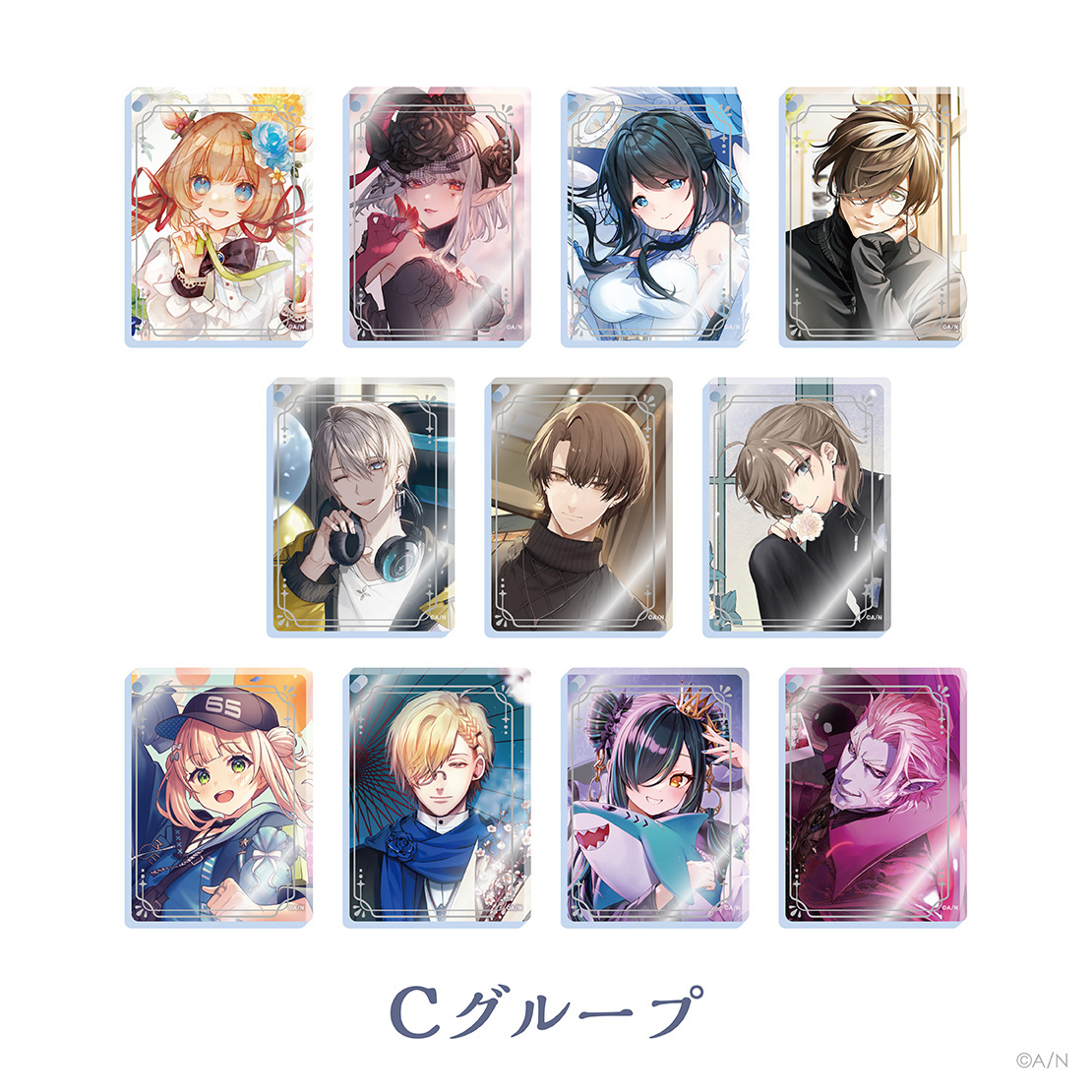 【にじさんじ ノスタルジアコレクション】アクリルブロックキーホルダー Cグループ 【にじさんじ ノスタルジアコレクション】アクリルブロックキーホルダー ギルザレンⅢ世の公式画像