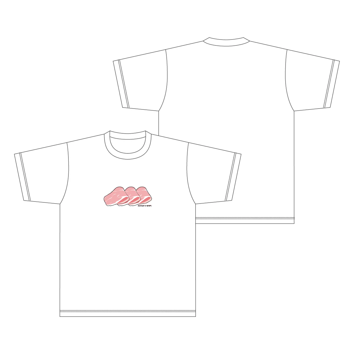 【昏昏アリア】 2025誕生日 生ハムTシャツ