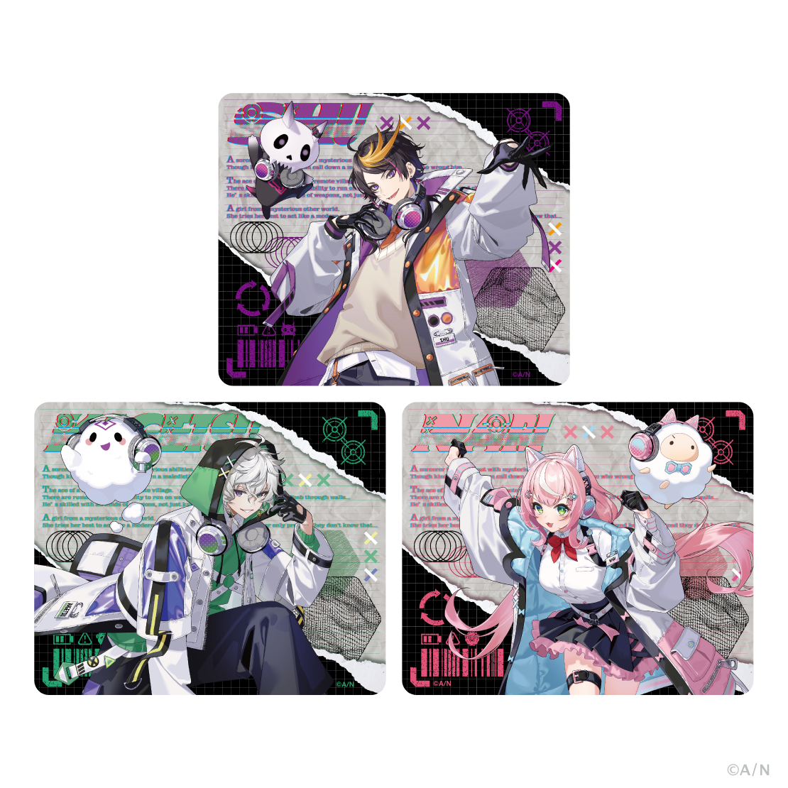 【NIJISANJI Buddy Mode Type：Shu, Kagetsu & Nari】マウスパッド ヤン ナリの公式画像