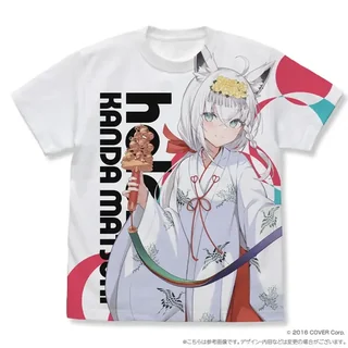 ホロライブ神田祭 フルグラフィックTシャツ 白上フブキ 巫女衣装ver. ／XLの商品画像