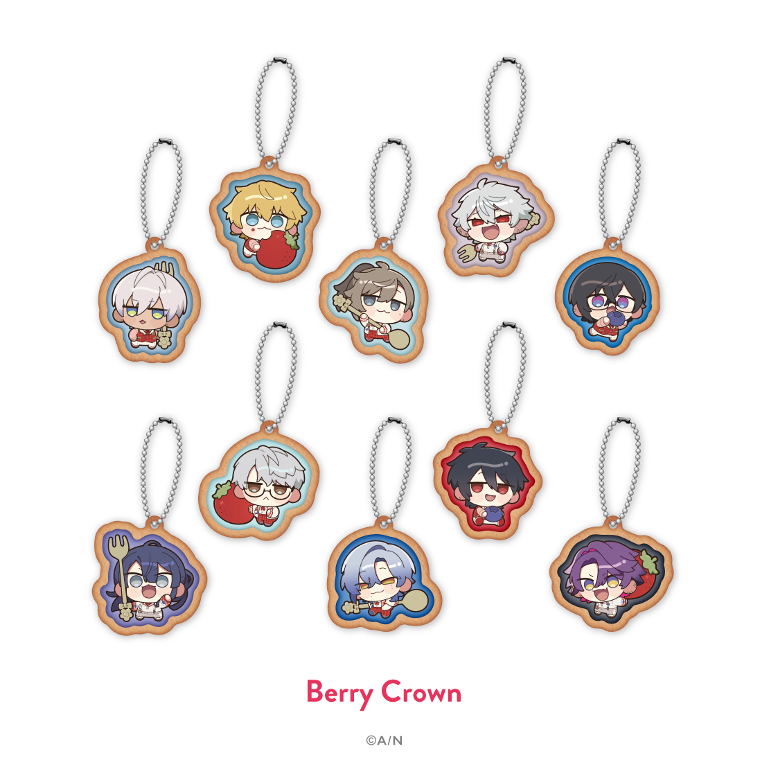 【にじさんじ 8th】キーホルダー Berry Crown 【にじさんじ 8th】キーホルダー エクス・アルビオの公式画像