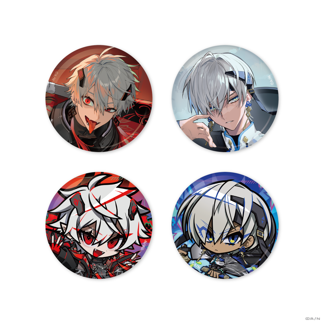 【NIJISANJI Battle Mode Type:Kuzuha&Ibrahim】メタリッククリアファイル