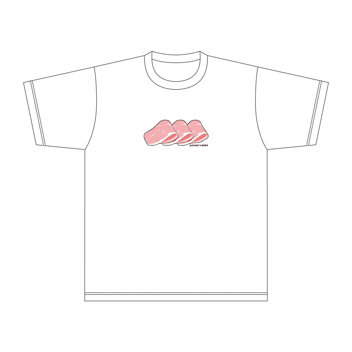 【昏昏アリア】 2025誕生日 生ハムTシャツの商品画像