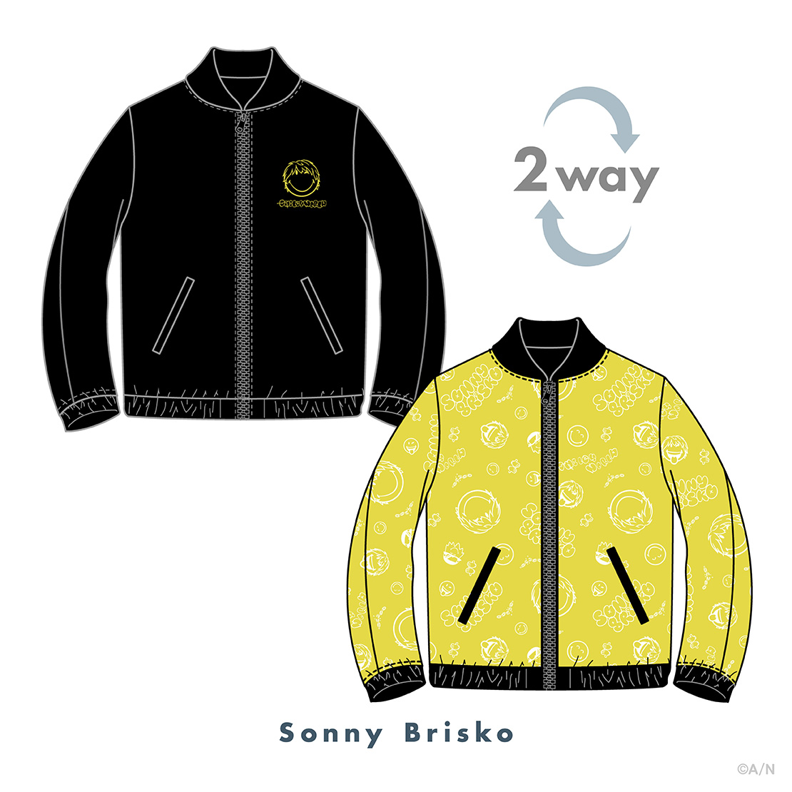 【NIJISANJI EN×SmileyWorld】リバーシブルジャケットの商品画像