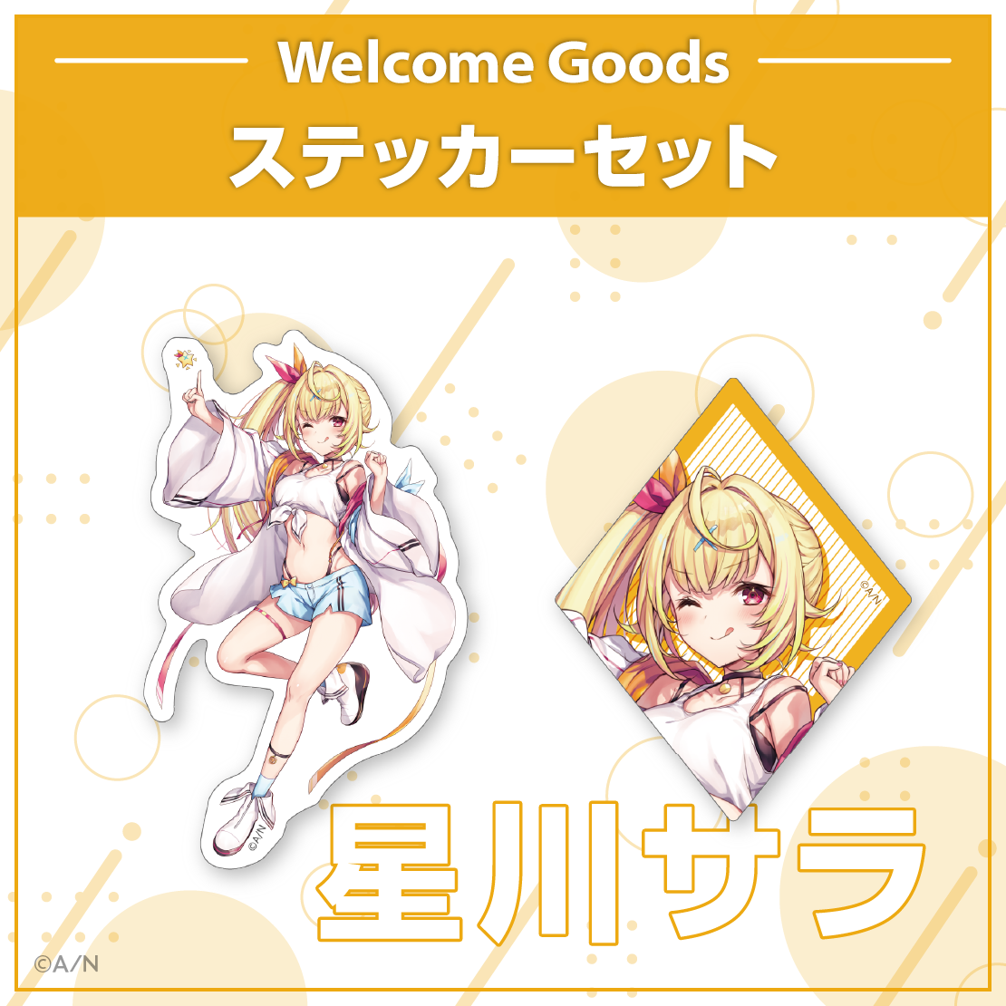 【Welcome Goods】星川サラの商品画像