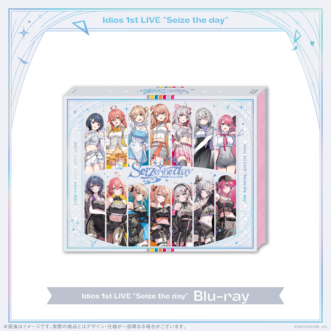 Idios 1st LIVE "Seize the day" [Blu-ray] Idios 1st LIVE "Seize the day" [Blu-ray]の公式画像
