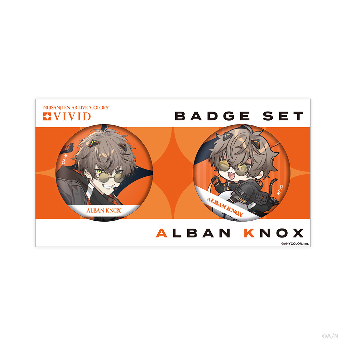 【NIJISANJI EN AR LIVE "COLORS"】缶バッジセット Noctyxの商品画像