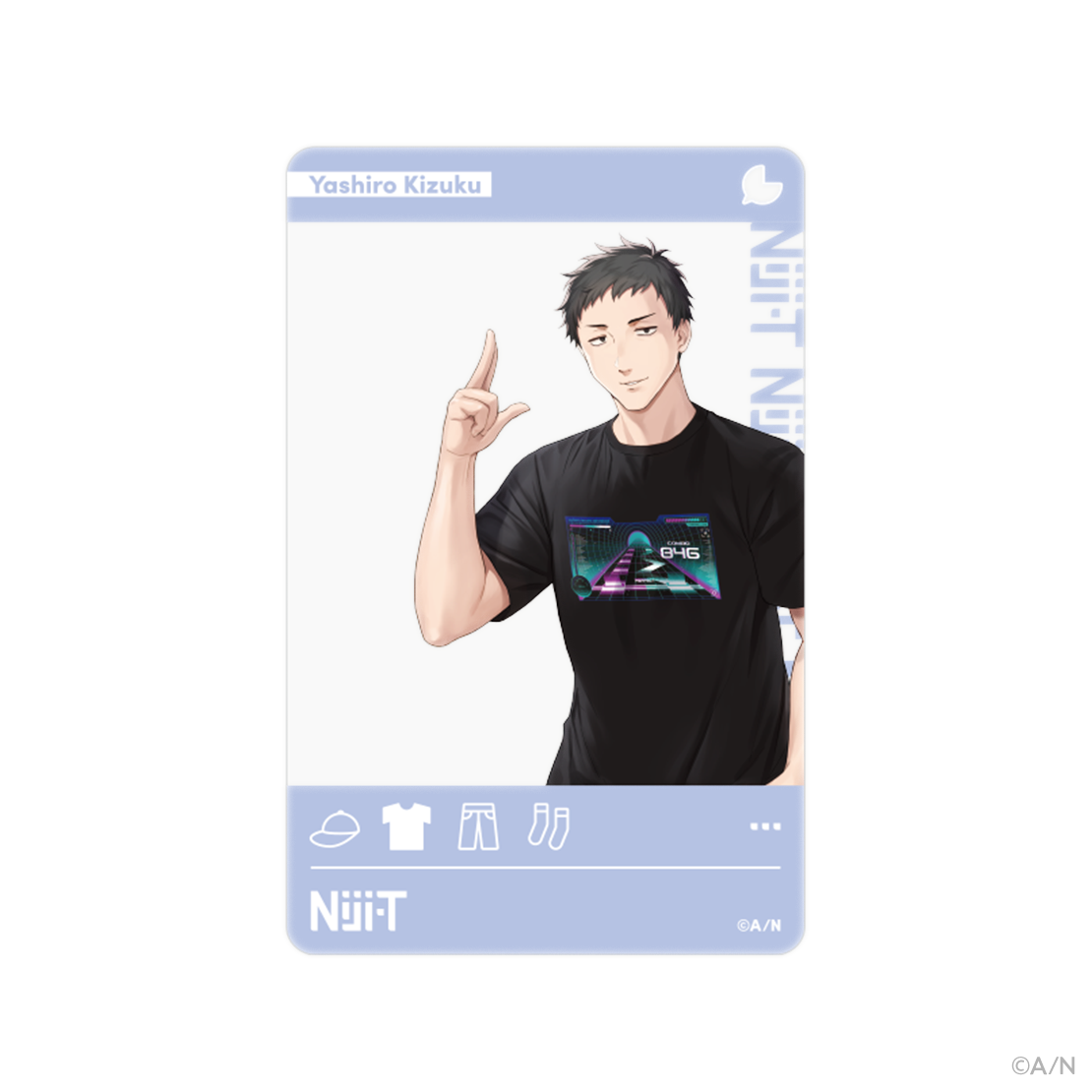 にじさんじライバーモデルTシャツ【第10弾】 社築の商品画像